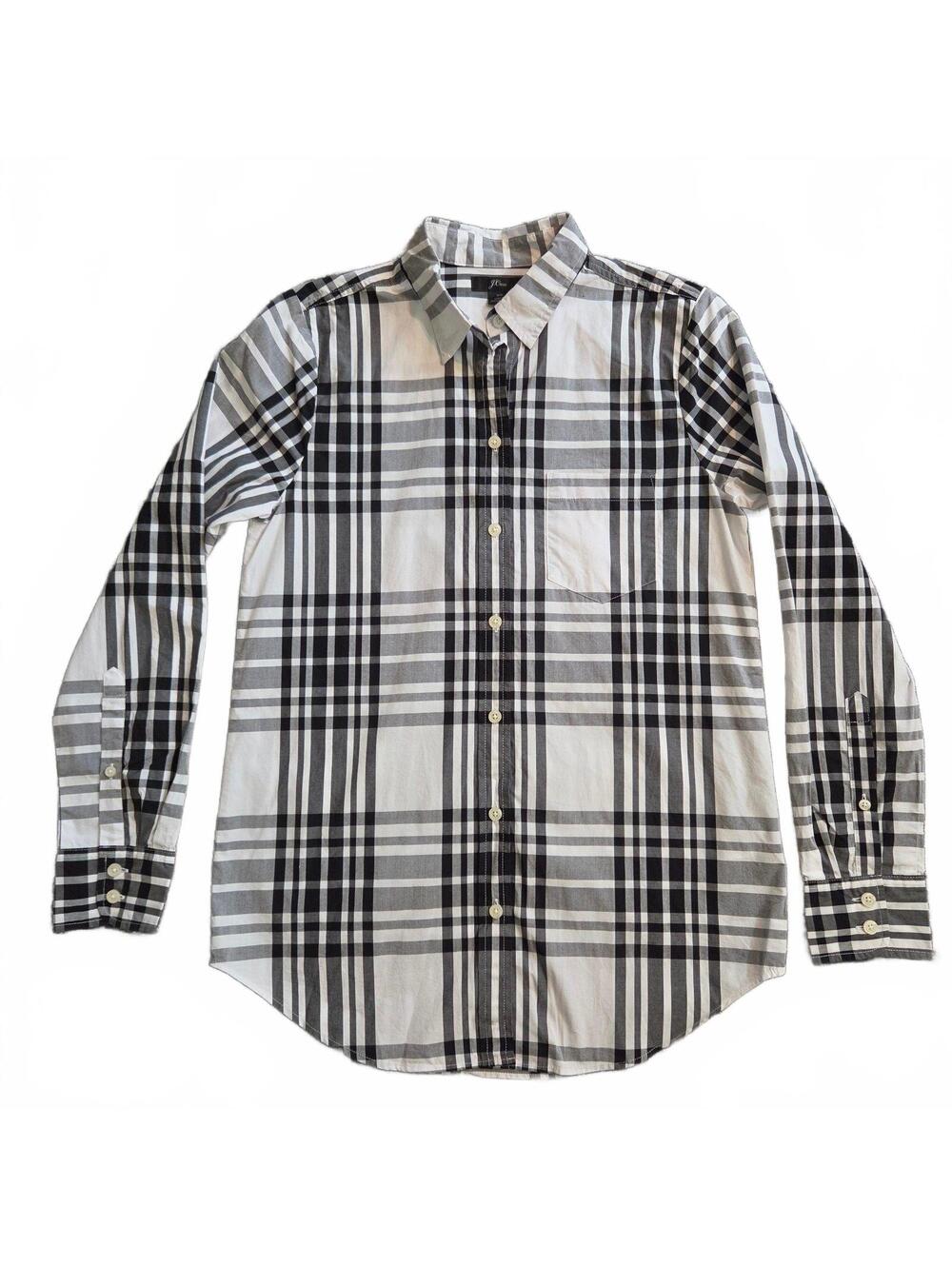 J.Crew Women's XS Plaid Button-Up Shirt